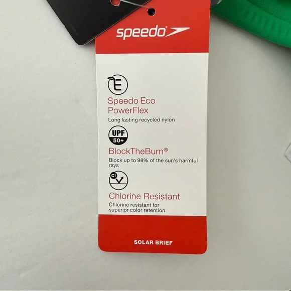 Speedo Green Swim Trunks - Picture 6 of 6